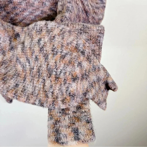 Unbranded Crewneck  Puff Sleeve Space Dye Sweater - Picture 12 of 16